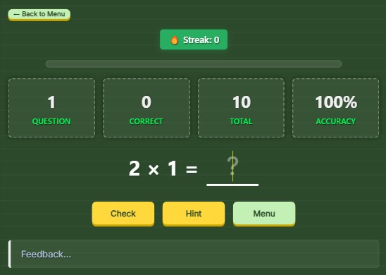Multiplication Master screenshot